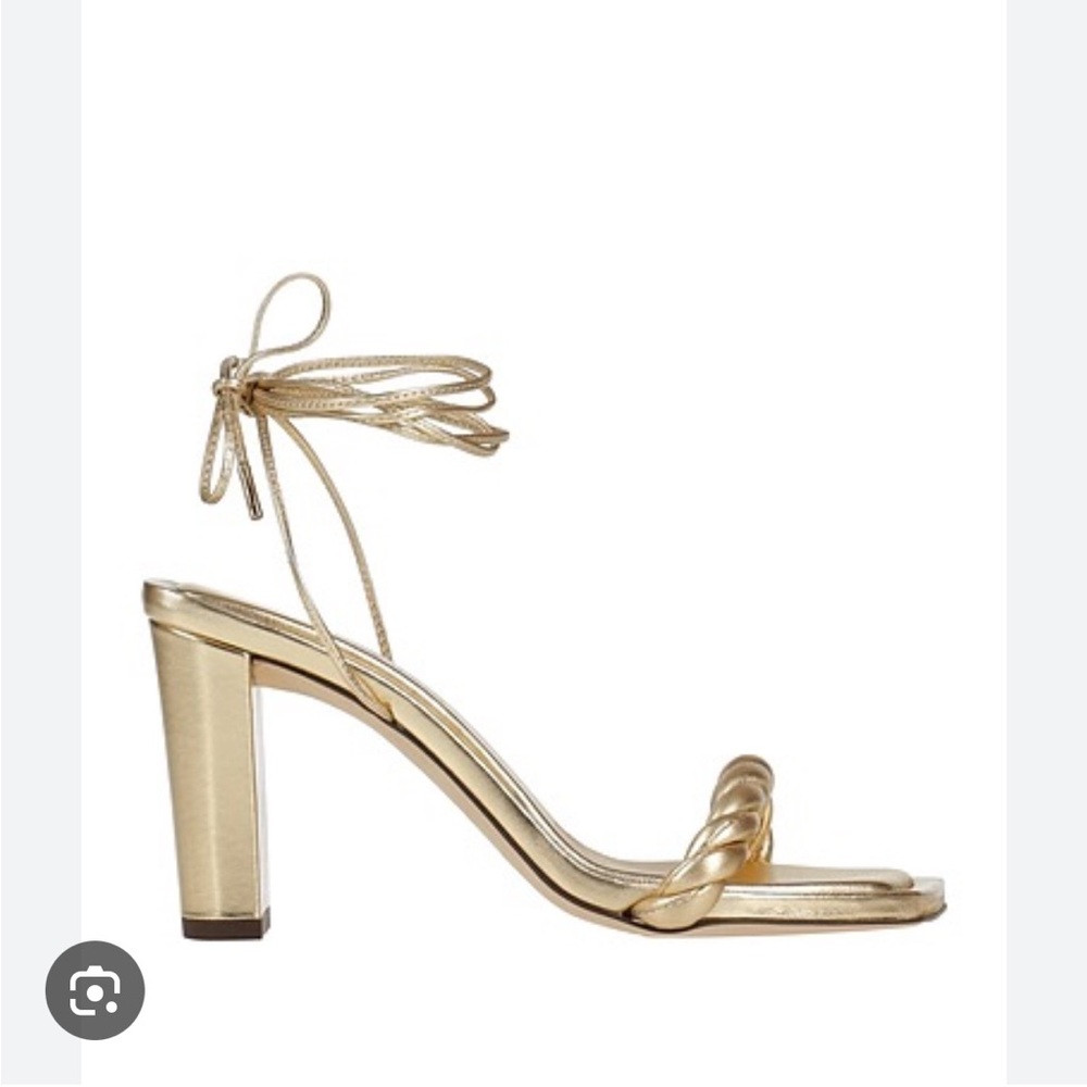 Jimmy Choo Elegant Gold Strappy Heels